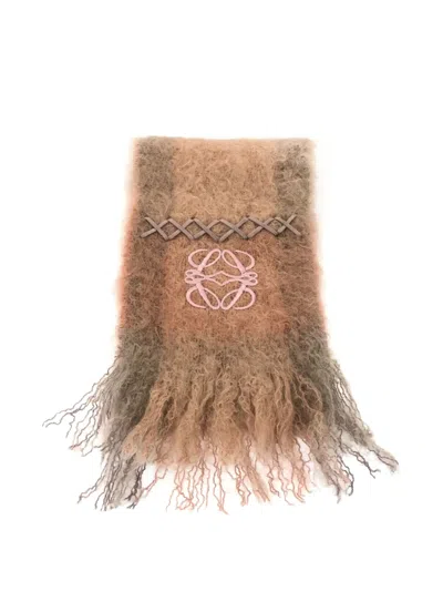 Pre-owned Loewe 2000s Anagram-motif Scarf
