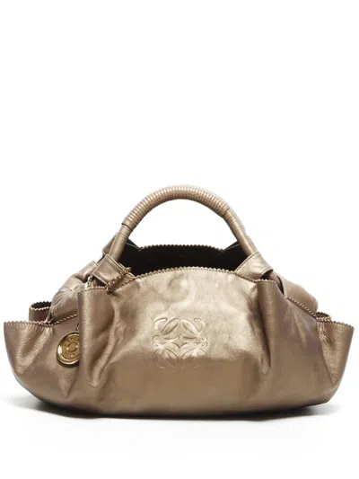 Pre-owned Loewe 2000s Anagram Tote Bag In Brown