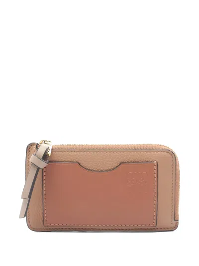 Pre-owned Loewe 2000s Anagram Wallet In Neutral