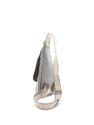Pre-owned Loewe 2000s Anton Sling Body Bag In Grey