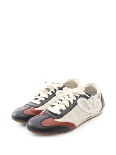 Pre-owned Loewe 2000s Ballet Runner Sneakers In Neutral