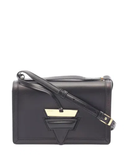 Pre-owned Loewe 2000s Barcelona Shoulder Bag In Black