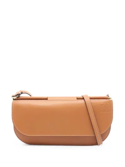 Pre-owned Loewe 2000s Gate Pochette Shoulder Bag In Neutral