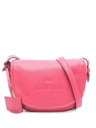 Pre-owned Loewe 2000s Heritage Shoulder Bag In Pink