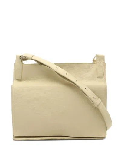 Pre-owned Loewe 2000s Leather Shoulder Bag In Neutral