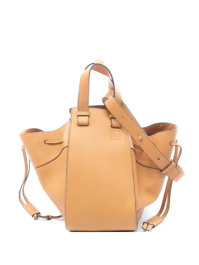Pre-owned Loewe 2000s Medium Hammock Tote Bag In Brown