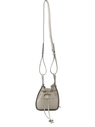 Pre-owned Loewe 2000s Mini Hammock Shoulder Bag In White
