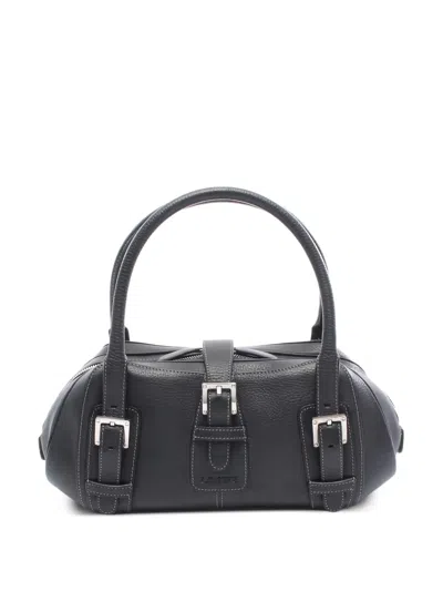 Pre-owned Loewe 2000s Senda Handbag In Black