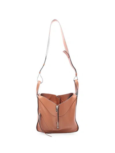 Pre-owned Loewe 2000s Small Hammock Tote Bag In Brown