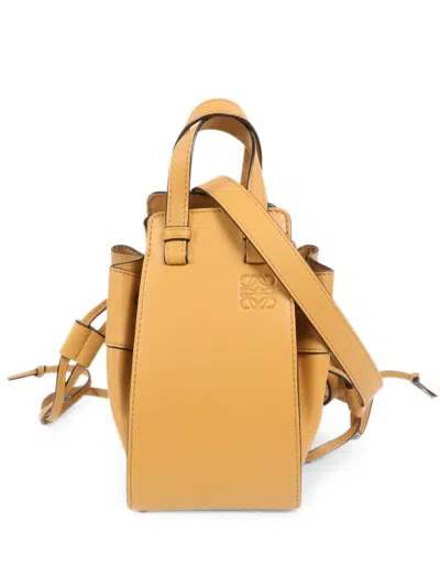 Pre-owned Loewe 2002 Mini Hammock Tote Bag In Neutral
