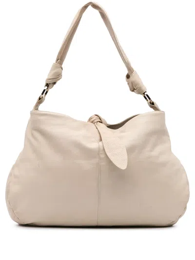 Pre-owned Loewe 2004 Leather Shoulder Bag In Brown