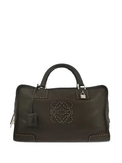 Pre-owned Loewe 2006 Amazona Tote Bag In Brown