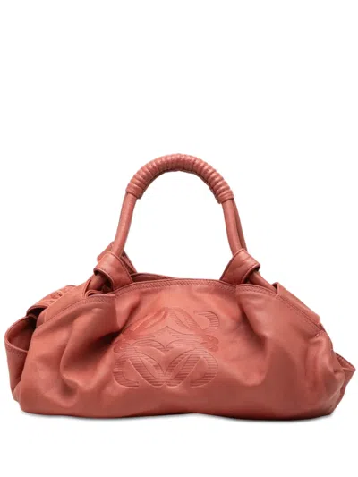 Pre-owned Loewe 2006 Nappa Aire Hobo Bag In Pink