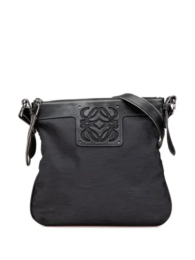 Pre-owned Loewe 2008 Anagram Nylon Crossbody Bag