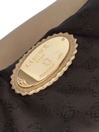 Pre-owned Loewe 2009-2010 Metallic Nappa Aire Hobo Bag In Gold