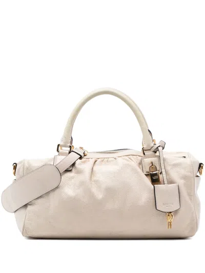 Pre-owned Loewe 2009 Leather Satchel In Brown