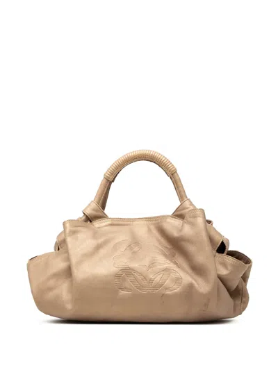 Pre-owned Loewe 2009 Metallic Nappa Aire Hobo Bag In Gold