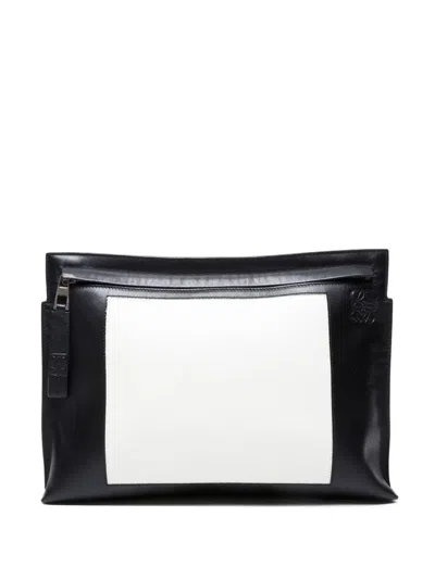 Pre-owned Loewe 2010-2020 Anagram Clutch Bag In Black