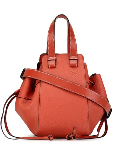 Pre-owned Loewe 2010-2023 Small Hammock Satchel In Orange