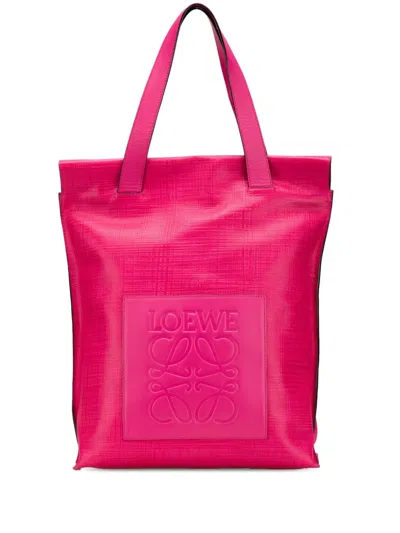 Pre-owned Loewe 2010-2024 Anagram Leather Shopper Tote Bag
