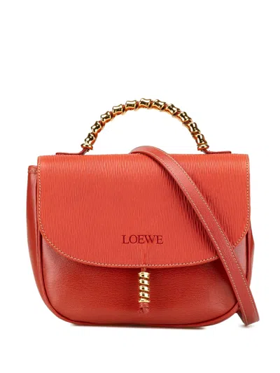 Pre-owned Loewe 2010-2024 Leather Velazquez Satchel In Red