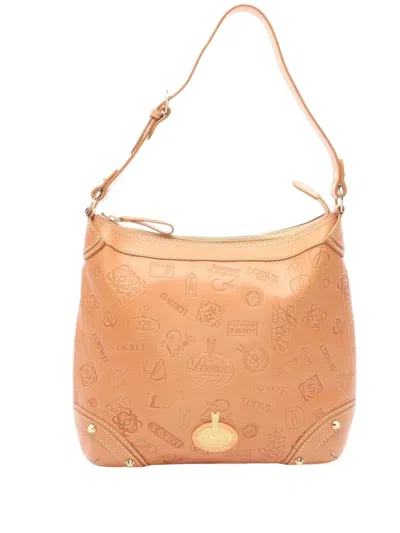 Pre-owned Loewe 2010-2025 160th Anniversary Leather Shoulder Bag In Brown