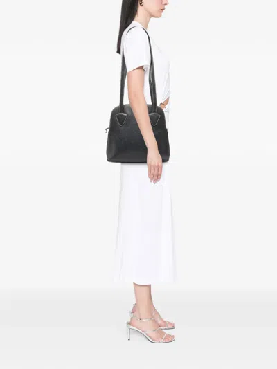 Pre-owned Loewe 2010-2025 Leather Shoulder Bag In Black