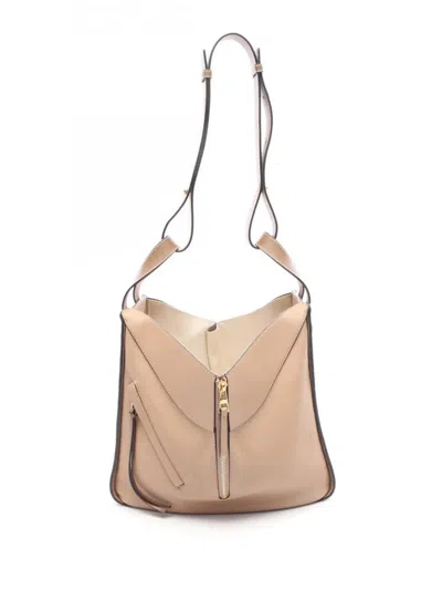 Pre-owned Loewe 2010-2025 Medium Leather Hammock Satchel In Brown