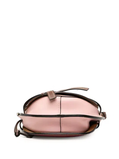 Pre-owned Loewe 2010-2025 Small Tricolor Leather Gate Crossbody Bag In Red