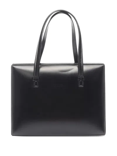 Pre-owned Loewe 2010-2026 Leather Handbag In Black