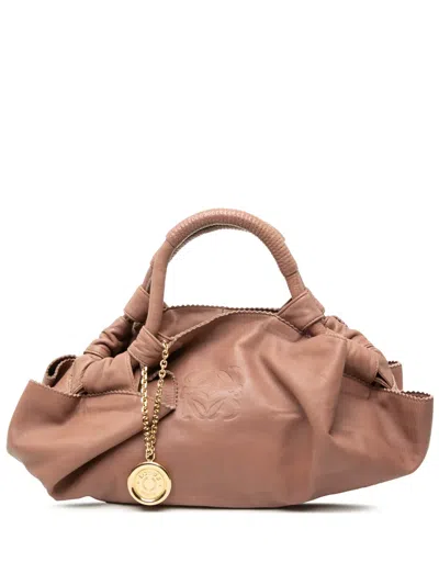 Pre-owned Loewe 2010 Nappa Aire Hobo Bag In Pink