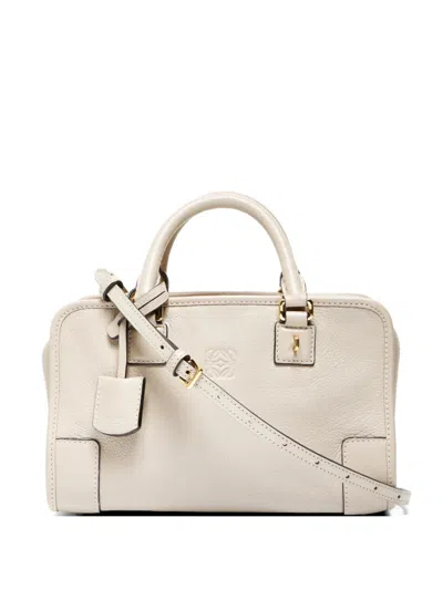 Pre-owned Loewe 2010-2015 23 Amazona Leather Tote Bag In Neutral