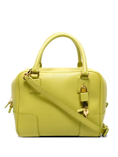 Pre-owned Loewe 2010-2020 Amazona Leather Tote Bag In Green