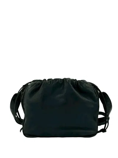 Pre-owned Loewe 2010-2026 Leather Anagram Crossbody Bag In Black
