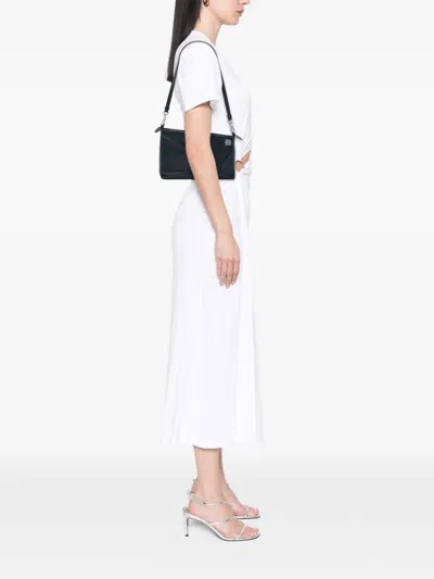 Pre-owned Loewe 2010-2026 Leather Puzzle Pochette Shoulder Bag In Black