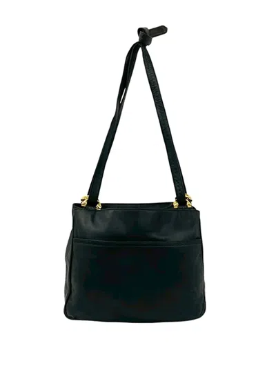 Pre-owned Loewe 2010-2026 Leather Shoulder Bag In Black