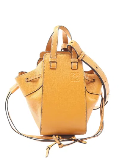 Pre-owned Loewe 2010-2026 Mini Hammock Bag Satchel In Brown