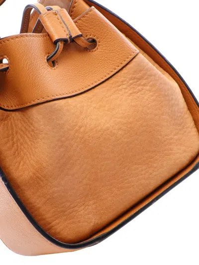 Pre-owned Loewe 2010-2026 Mini Leather Drawstring Hammock Bag Satchel In Brown