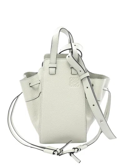 Pre-owned Loewe 2010-2026 Mini Leather Hammock Satchel In Green