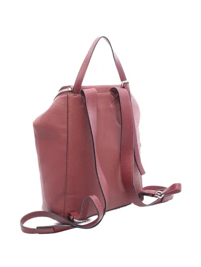 Pre-owned Loewe 2010-2026 Small Leather Goya Backpack In Red