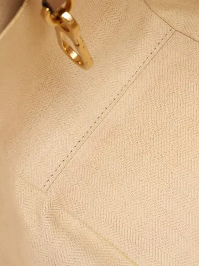 Pre-owned Loewe 2010-2026 Small Leather Hammock Bag Satchel In Neutrals