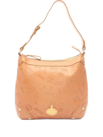 Pre-owned Loewe 2010s 160th Anniversary Shoulder Bag In Brown
