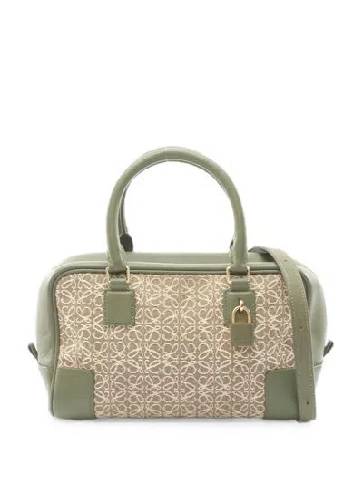 Pre-owned Loewe 2010s 23 Amazona Handbag In Green