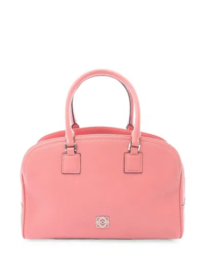 Pre-owned Loewe 2010s Alamo Addy 32 Tote Bag In Pink