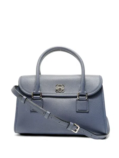 Pre-owned Loewe 2010s Alamo Shoulder Bag In Blue