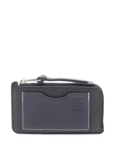Pre-owned Loewe 2010s Anagram Coin Purse In Black