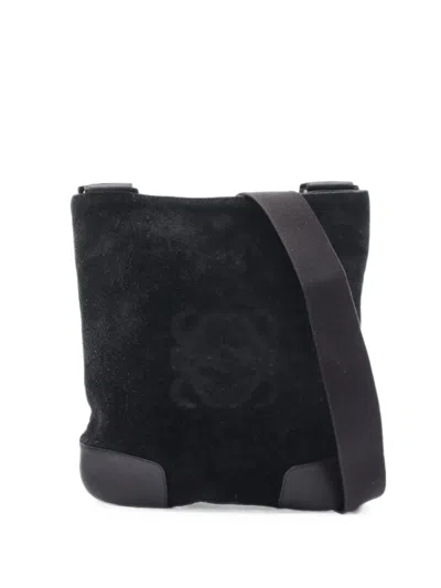Pre-owned Loewe 2010s Anagram Cross Body Bag In Black