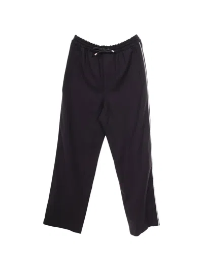 Pre-owned Loewe 2010s Anagram Drawstring Track Pants In Black