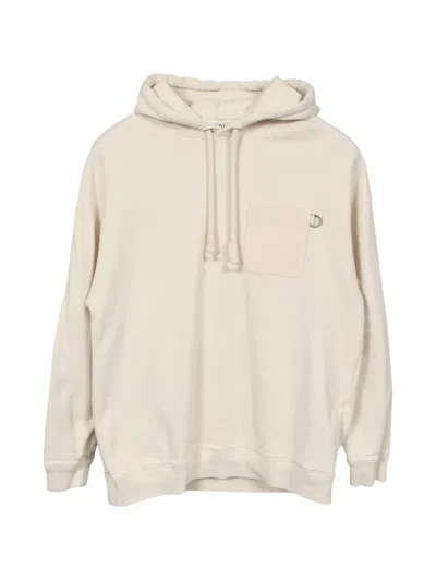 Pre-owned Loewe 2010s Anagram Patch Hoodie In Neutral