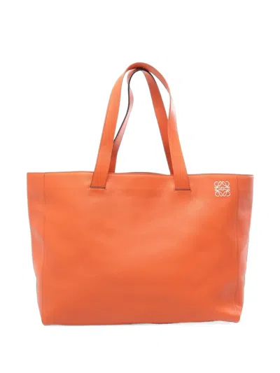 Loewe 2010s Anagram Tote Bag In Orange